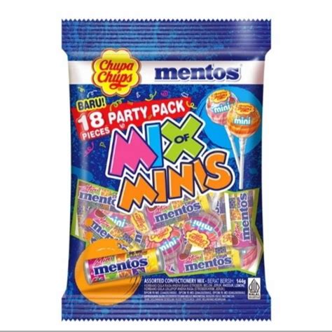 Jual Chupa Chups Mentos Mix Of Minis Party Pack Gr Jakarta Utara