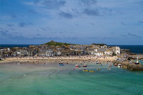 Hd Wallpaper St Ives Cornwall South Gland Coast South Gland Sea