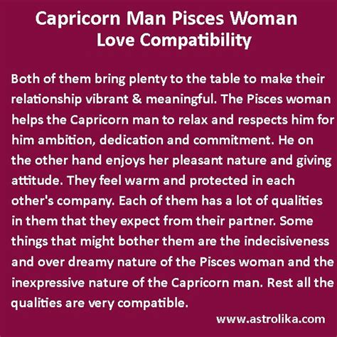 Capricorn And Pisces Compatibility : Love match compatibility between ...