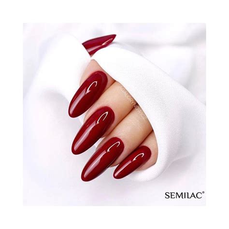 Semilac Classic Wine 028 Gel Polish For Hybrid Manicure Semilac