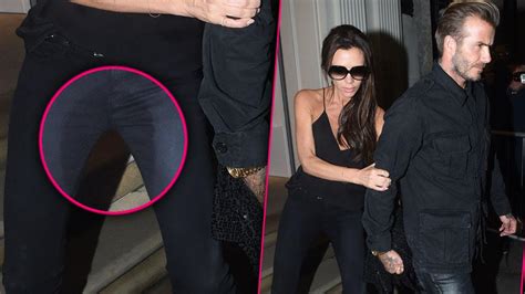 Too Posh To Pee? Victoria Beckham Tries To Hide Wet Pants Behind ...