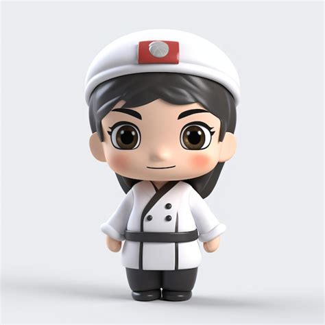 Premium Photo | A cartoon character dressed in a nurse's uniform