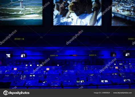 Command Station Launching Missiles Space Missions Control Center Nasa ...