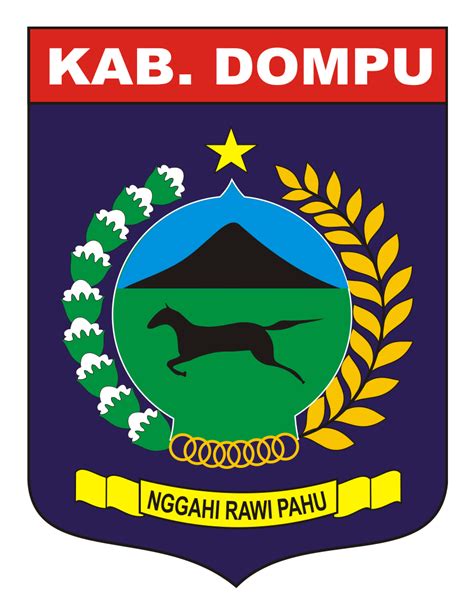 Logo Kabupaten Dompu Indonesia Original Terbaru Rekreartive