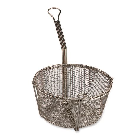 Alegacy B Round Wire Fry Baskets Nickel Plated