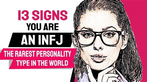 13 Signs Youre An Infj The Rarest Personality Type In The World Youtube