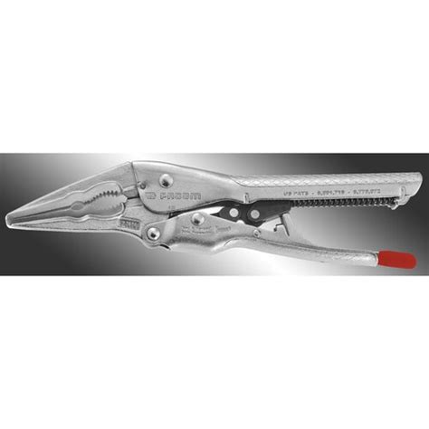 Facom 5827 Long Nose Automatic Lock Grip Pliers Red Box Tools