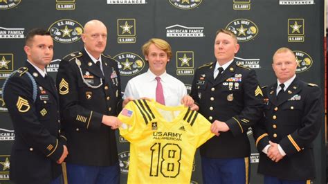 Indiana Commit Charles Campbell Receives Army Bowl Jersey Usa Today