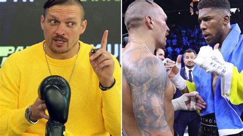 Usyk has offered to help AJ for his next fight : r/Boxing