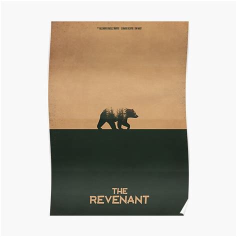 "The Revenant Movie Poster" Poster by miketea | Redbubble