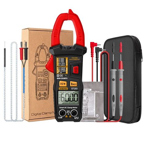 Aneng St Counts Ac Digital Multimeter A Lcd Clamp On Current