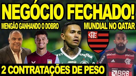 PHILIPPE COUTINHO E DUDU NO FLAMENGO NEGÓCIO FECHADO MENGÃO GANHANDO