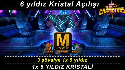 Mcoc 1x 6 Yildiz 1x 5 Yildiz 3x ŞÖvalye Krİstalİ AÇiliŞi Youtube