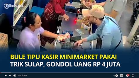 Tampang Ganteng Ternyata Kriminal Bule Tipu Kasir Minimarket Pakai