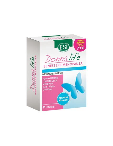 Esi Donna Life Menopausa Offerta 30 Naturcaps