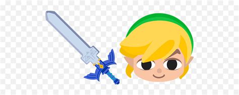 The Legend Of Zelda Toon Link Master Sword Cursor U2013 Custom