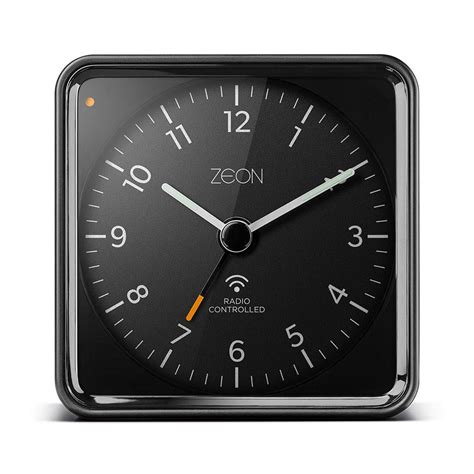 Zeon Bedside Radio Analogue Alarm Clock Black Zeon Ltd Eu