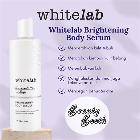 Jual WHITELAB Brightening Body Serum WHITE LAB Brightening Body Serum