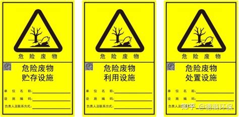 危废新标准、新规范7月开始实行，危废标识牌也要更换！ ——摘自《环境网》 知乎