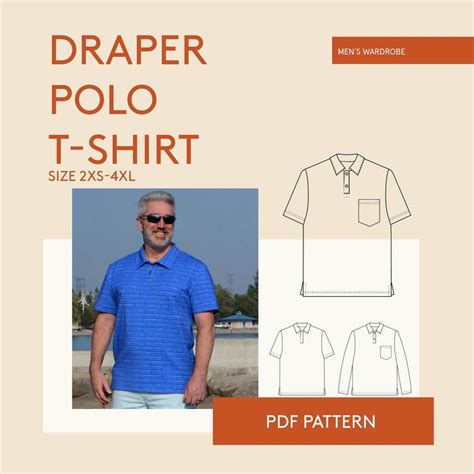 Polo Shirt Sewing Pattern And Projector File Sewing Video Tutorial