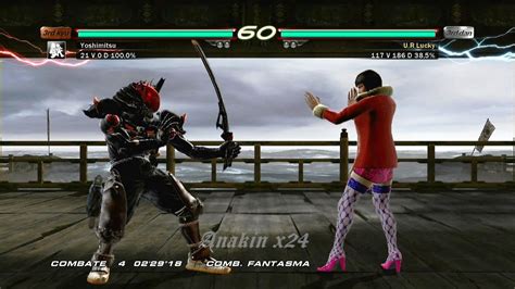 Yoshimitsu Vs Anna Willians Ryona Tekken Combate Fantazma Ps