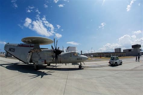 A U S Navy E 2C Hawkeye Assigned To Carrier Airborne NARA DVIDS