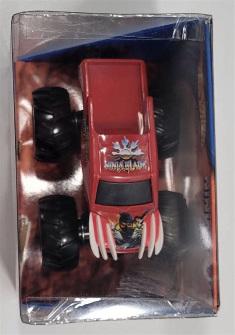 Hot Wheels 1 43 Ninja Blade Monster Jam Truck With Rev Tredz EBay