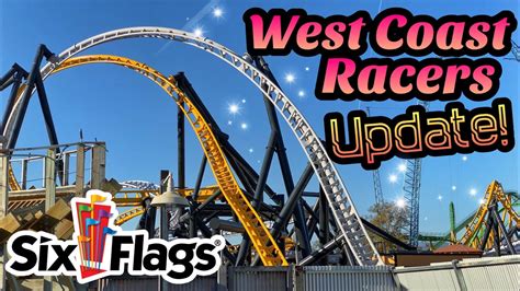 West Coast Racers Update Six Flags Magic Mountain Youtube