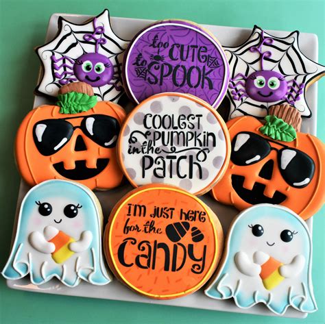 How To Decorate Cute Halloween Cookie Sets With Kit The Flour Box