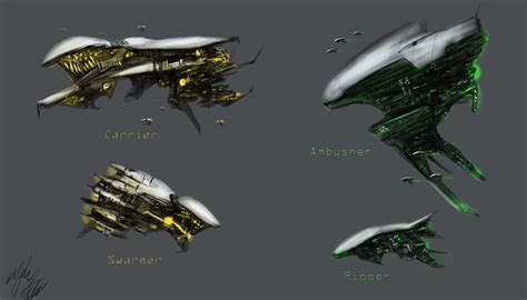 Alien Spaceship Designs by PeterPrime on DeviantArt