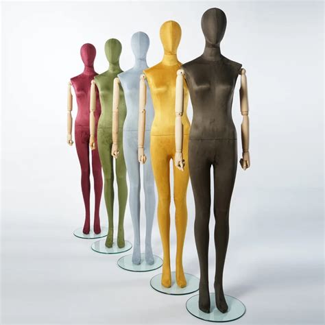 Fiberglass Female Fabric Mannequin With Wooden Arms Buy Fabric