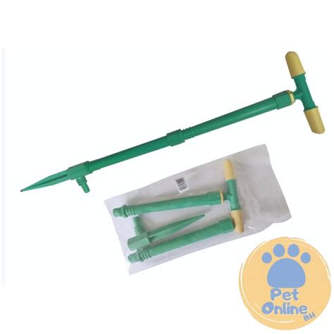 KIT 4 UNID Aspersor Irrigador Giratório 50cm 2 Jatos Plástico Jardim