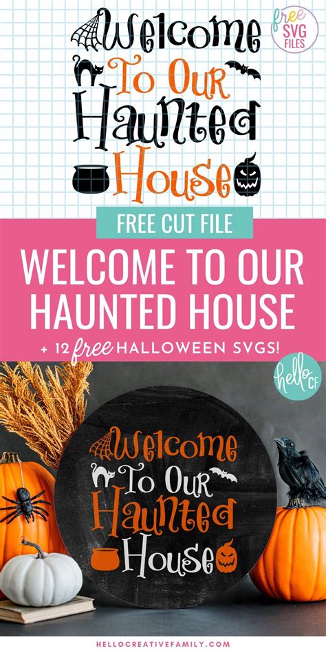 Halloween Welcome Sign Svg 12 Free Halloween Cut Files Artofit