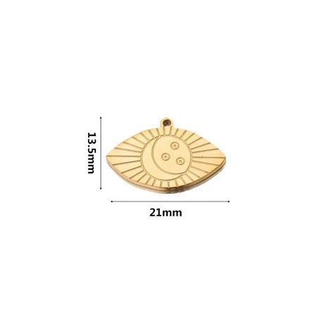 PS110899693 PAX 1 Pendentif Marquise 21mm En Acier Inoxydable 304