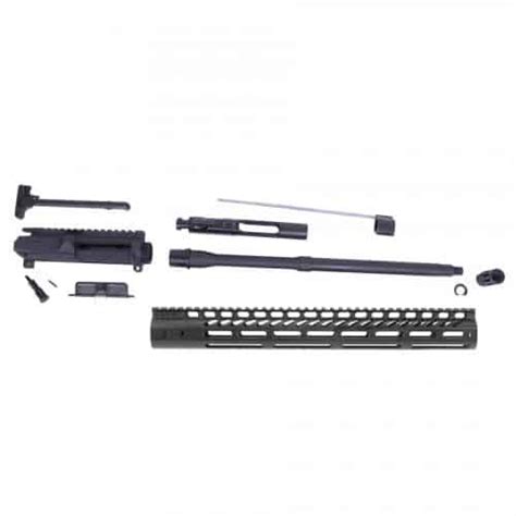 Guntec Usa Ar 15 5 56 Cal Complete Upper Kit Carbine Length Ultralight M Lok Hg Tactical