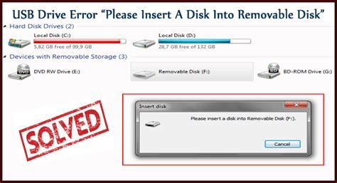 [UPDATED] 6 Ultimate Solutions To Fix USB Drive Error “Please Insert A Disk Into Removable Disk”