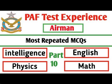 Today Paf Test Experience Pak Air Force Test Preparation 2023