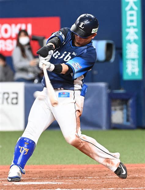 西武森友哉「久しぶりに理想のバッティングできた」リード広げる適時打 プロ野球 日刊スポーツ