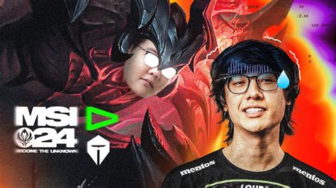 BRAZIL Vs THE BEST TOP LANER IN THE WORLD LLL Vs TES IWD MSI 2024