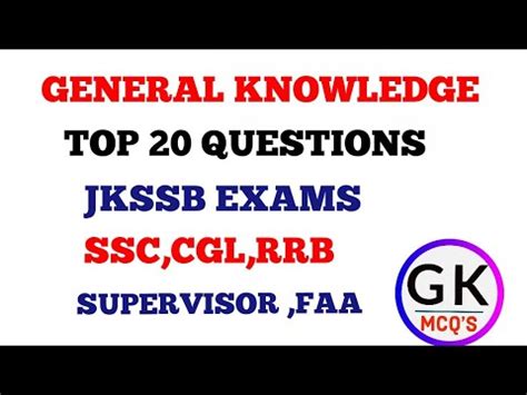 General Knowledge Questions General Knowledge With Special Reference To