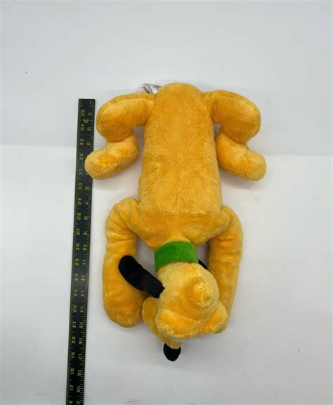 Disney PLUTO Dog Stuffed Animal Plush Embroidered Features Collar ...