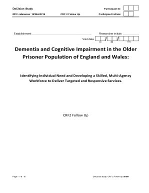 Fillable Online Dementia And Mild Cognitive Impairment In Prisoners