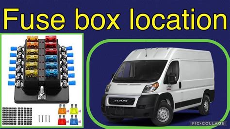 The Fuse Box Location On A 2021 Ram ProMaster YouTube