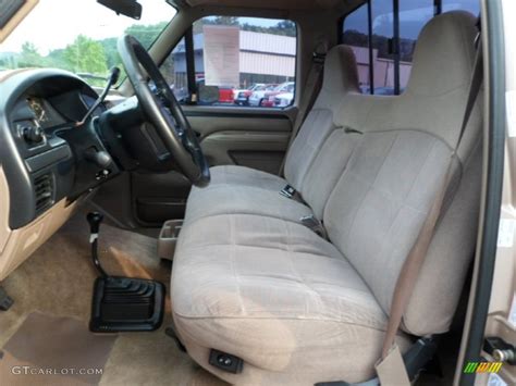 Medium Mocha Interior 1996 Ford F150 XLT Regular Cab 4x4 Photo ...