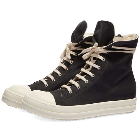 Rick Owens DRKSHDW SNEAKS Cotton Nylon Hi Sneaker Rick Owens Drkshdw