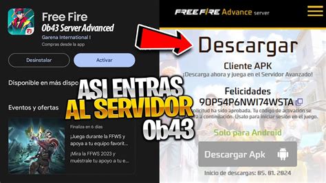 Como Entrar Al Servidor Avanzado De Free Fire De Diciembre