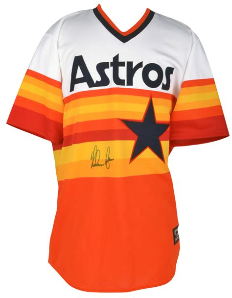 Autographed Nolan Ryan Jersey - Rainbow