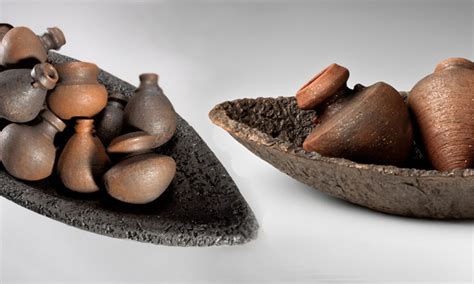 Mica Clay Smoked Fired Vessels Carol Green Studio