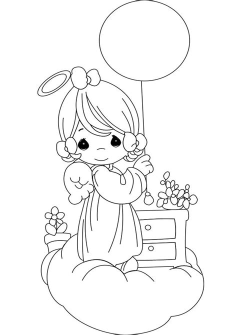 Free Precious Moments Coloring Pages Sketch Coloring Page