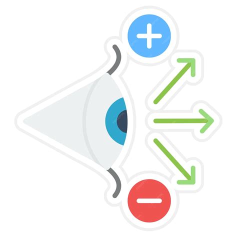 premium vector longsighted flat illustration